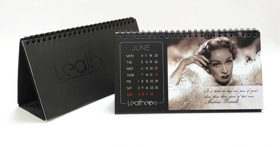 Пример дизайна и изготовления настольного календаря на 2018 год от типографии 