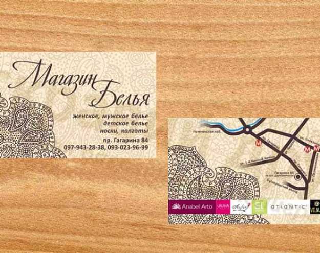 Digital business cards — example
